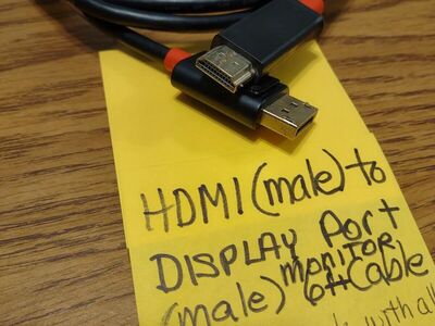 MONITOR CONNECTOR CABLE