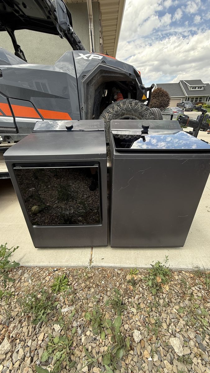 LG washer and Electric dryer