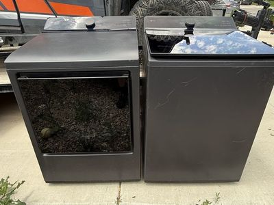LG washer and Electric dryer