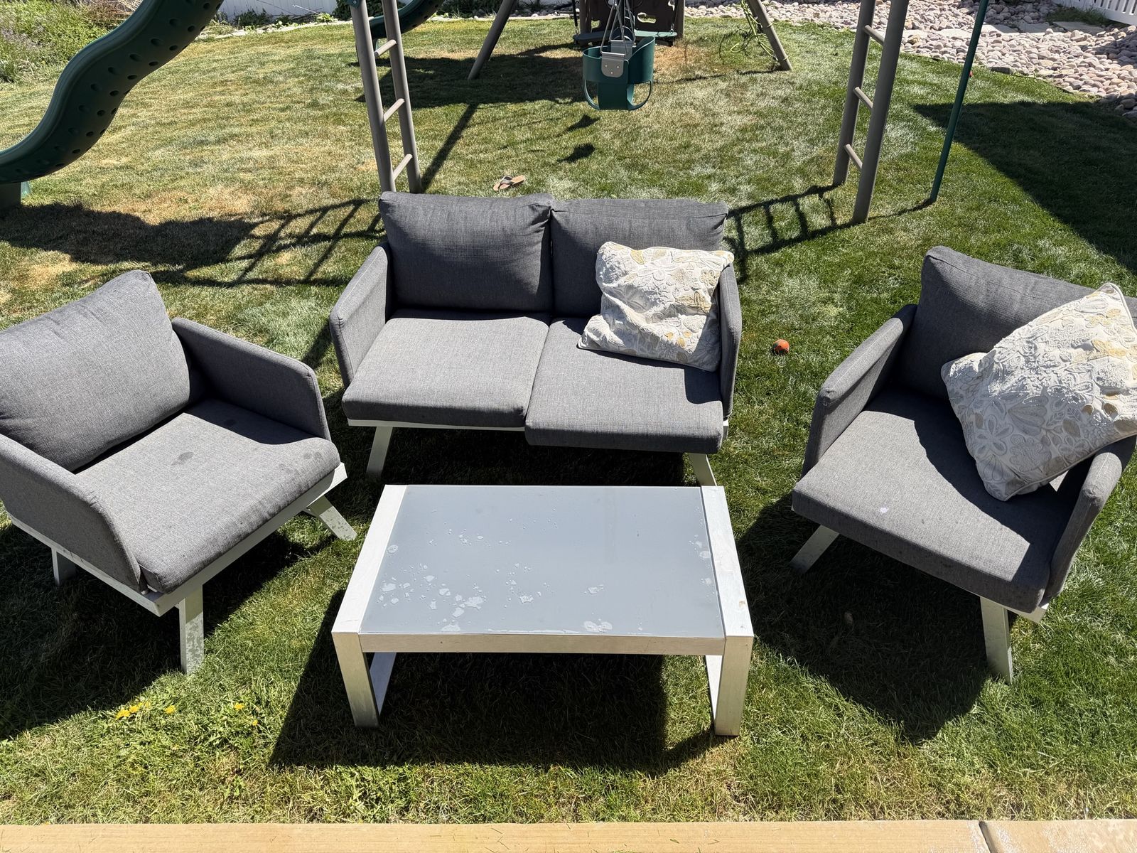 4 Piece Patio Furniture Set