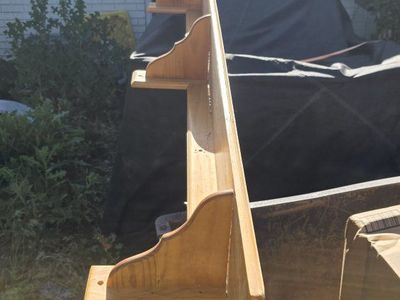 12' pine shelf.