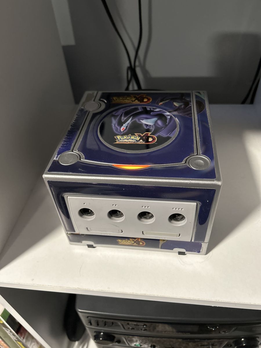 Rare Nintendo GameCube Pokemon XD Gale of Darkness Console - Mail Skin / Faceplate