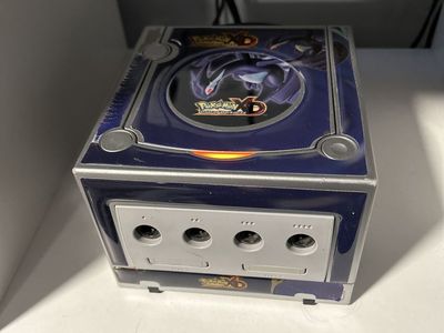 Rare Nintendo GameCube Pokemon XD Gale of Darkness Console - Mail Skin / Faceplate