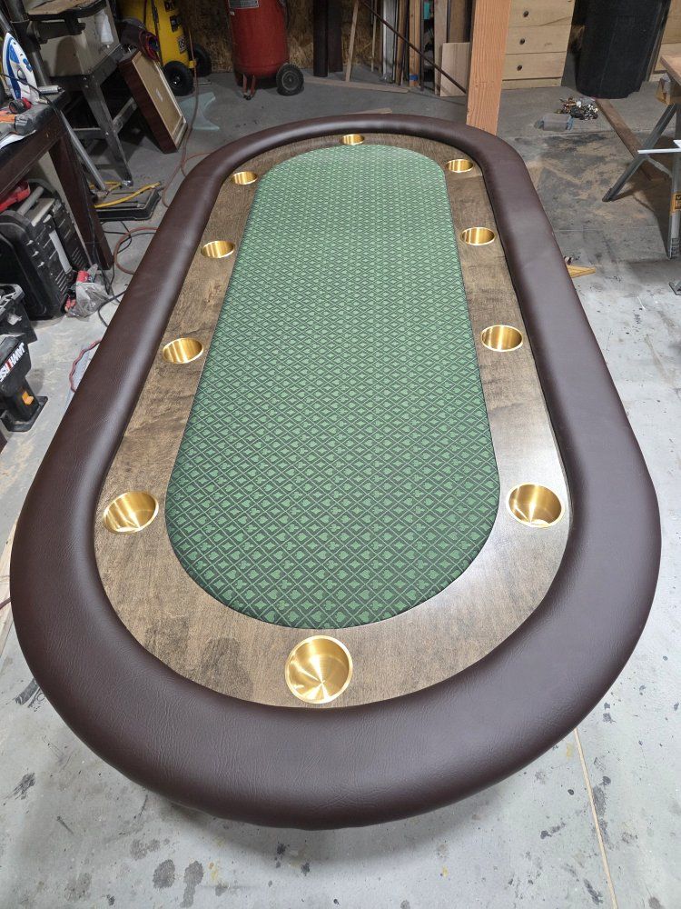 Custom Racetrack Poker Table