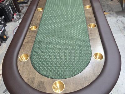 Custom Racetrack Poker Table