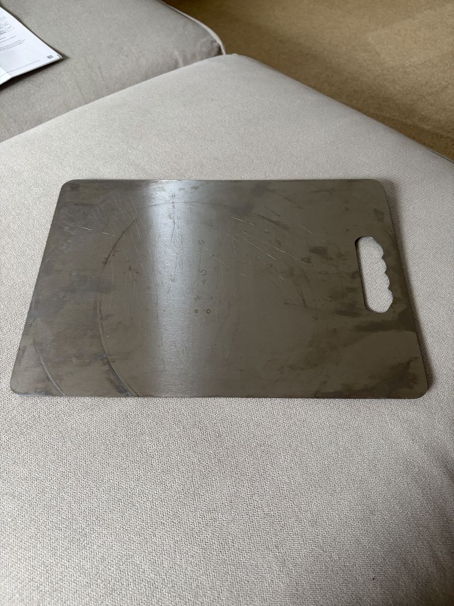 Stainless Steel Cutting Board with Handle - Used