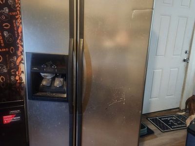 Whirlpool Side-by-Side Refrigerator with Ice & Water Dispenser - Stainless Steel