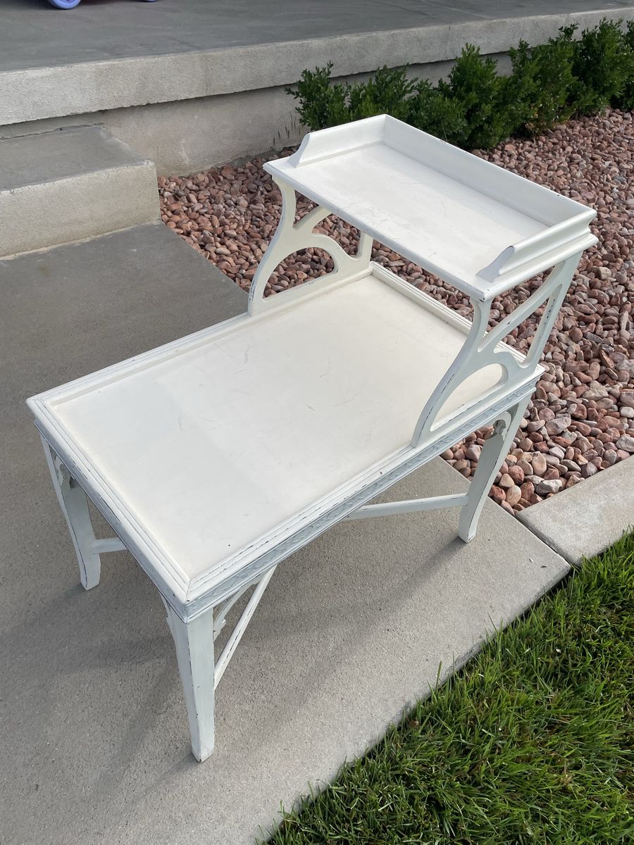 Vintage Two tier Step End Table