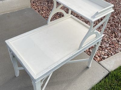 Vintage Two tier Step End Table