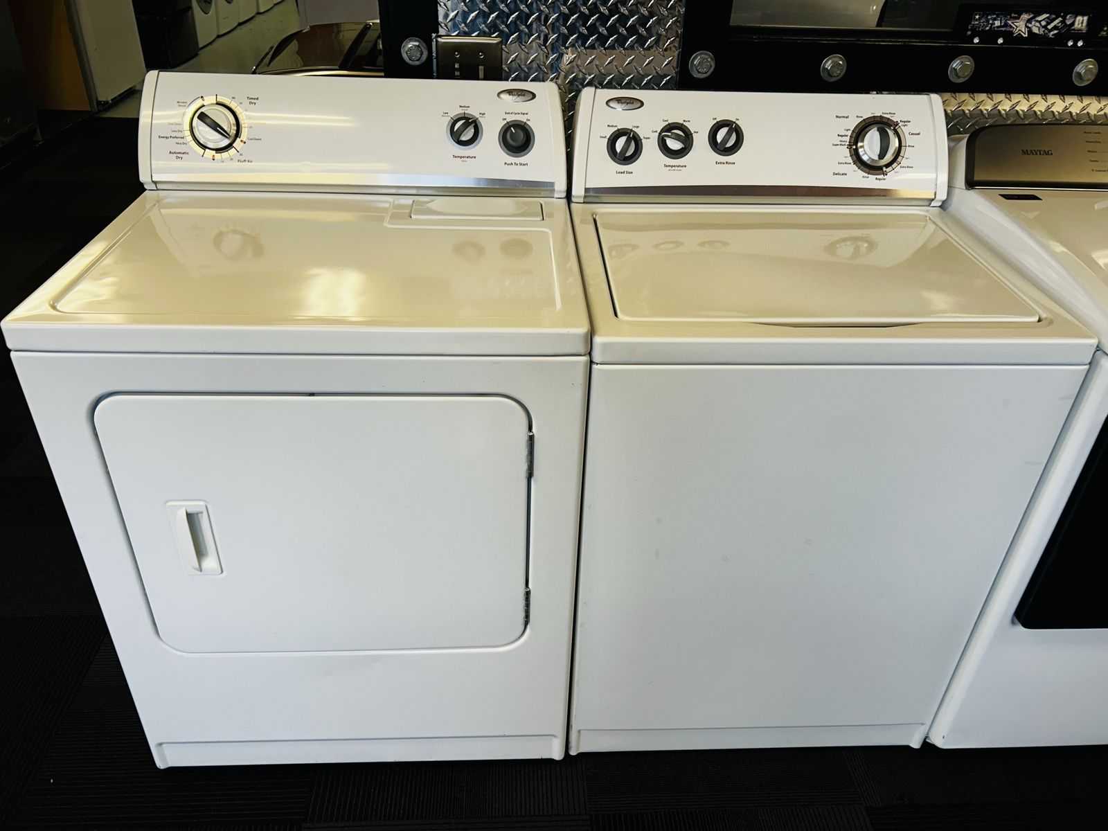 Whirlpool Electric Top Load Set