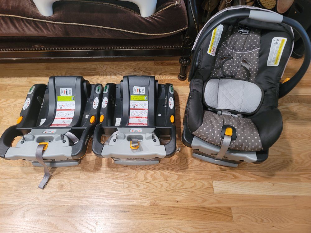 Barely Used Infant Car Seat with Three B