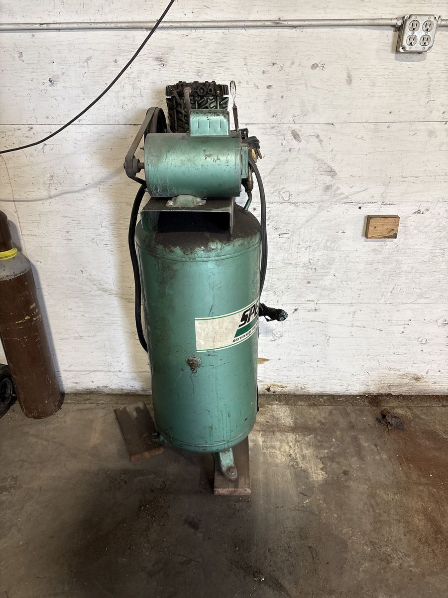 Dayton Electric Air Compressor - Large Industrial Tank