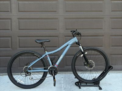 Co-op Cycles DRT 1.1 Mountain Bike - Light Blue, Small Frame, Disc Brakes, 27.5" Wheels