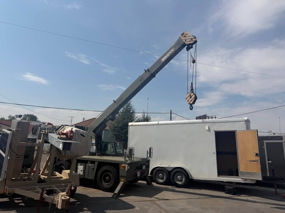 1991 Grove AP308 8.5-Ton Carry Deck Crane – Military / Air Force – Diesel