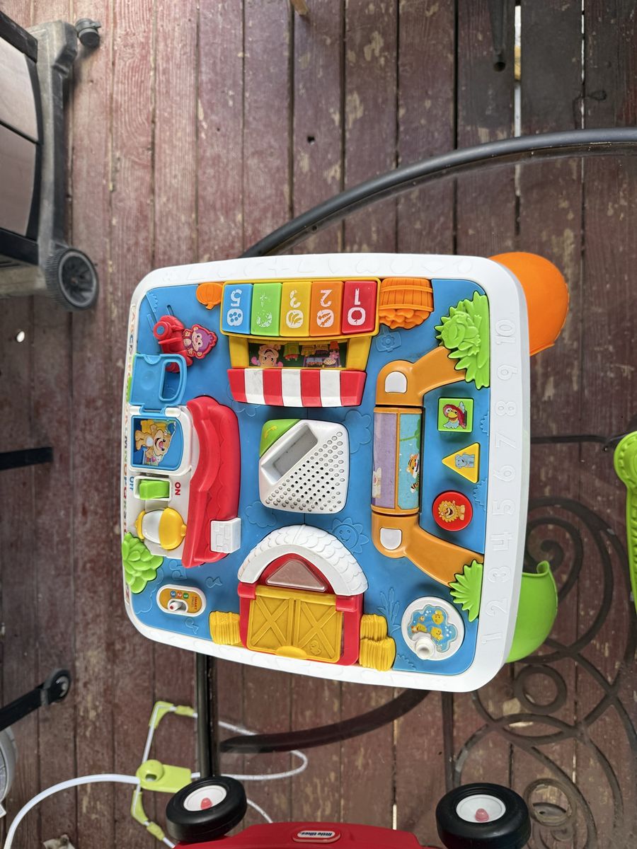Fisher-Price Laugh & Learn Around the Town Learning Activity Table Interactive Toddler Toy