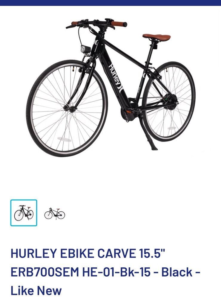 NEW HURLEY EBIKE CARVE 15.5