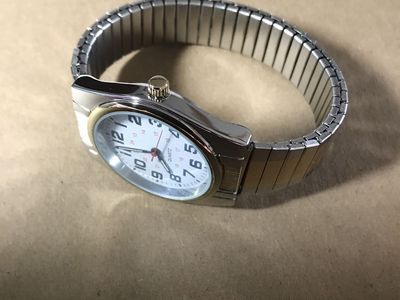 Watch by Accutime Watch Corp. #SR626SW Stretch Metal Wristband
