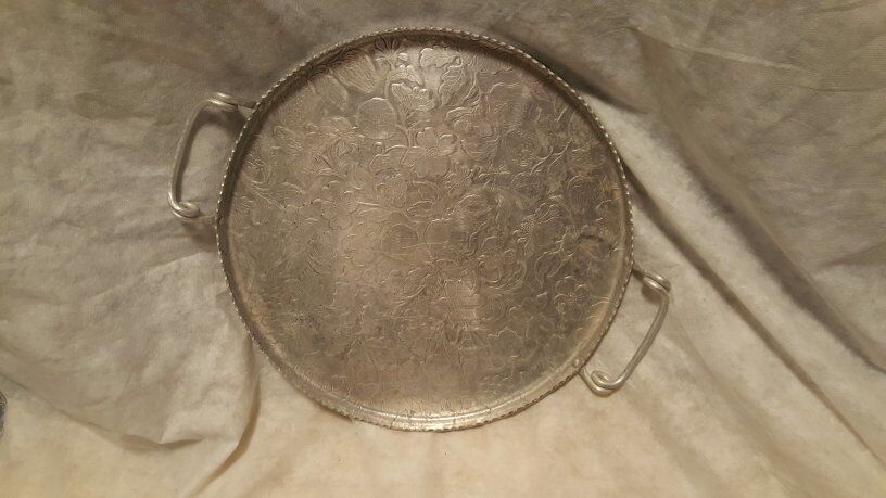Decorative Silver Tray