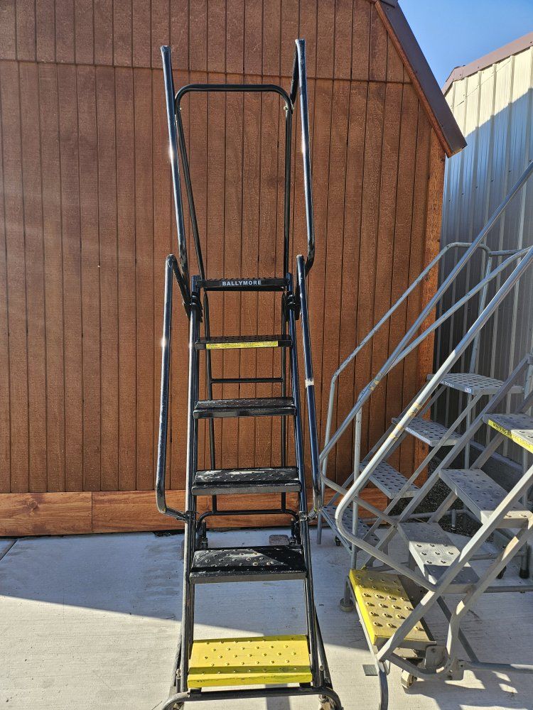 Ballymore Rolling Industrial Ladder/Platform with Casters - Various Sizes, Used