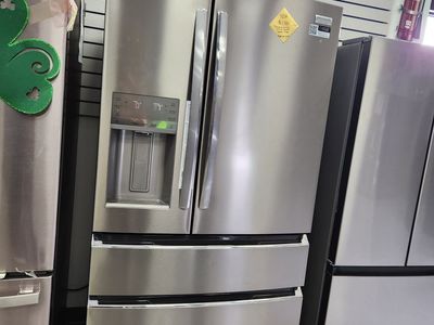 BRAND NEW! FRIGIDAIRE GALLERY STAINLESS STEEL 4-DOOR FRENCHDOOR FRIDGE COUNTER DEPTH