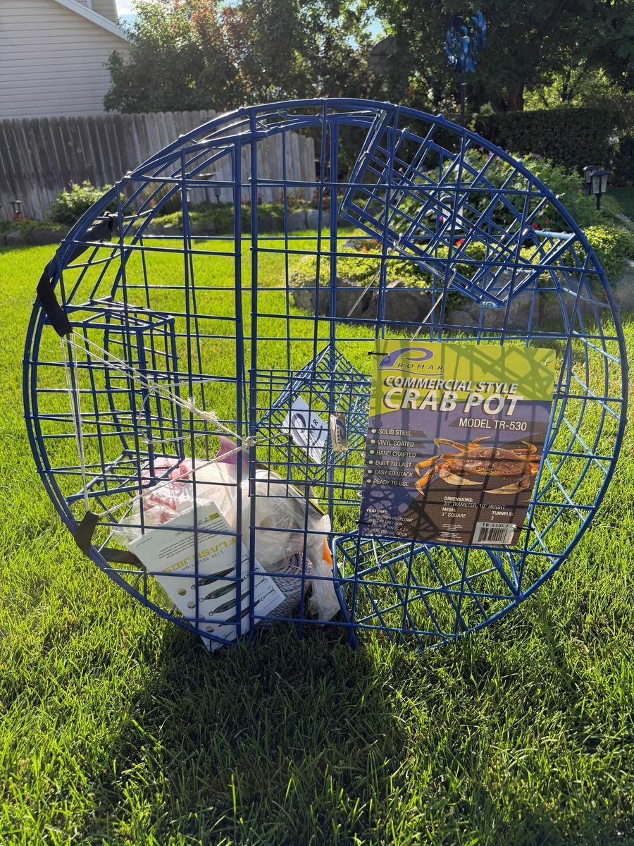 NEW Promar Commercial Style Crab Pot TR-530 – 30" Crab Trap