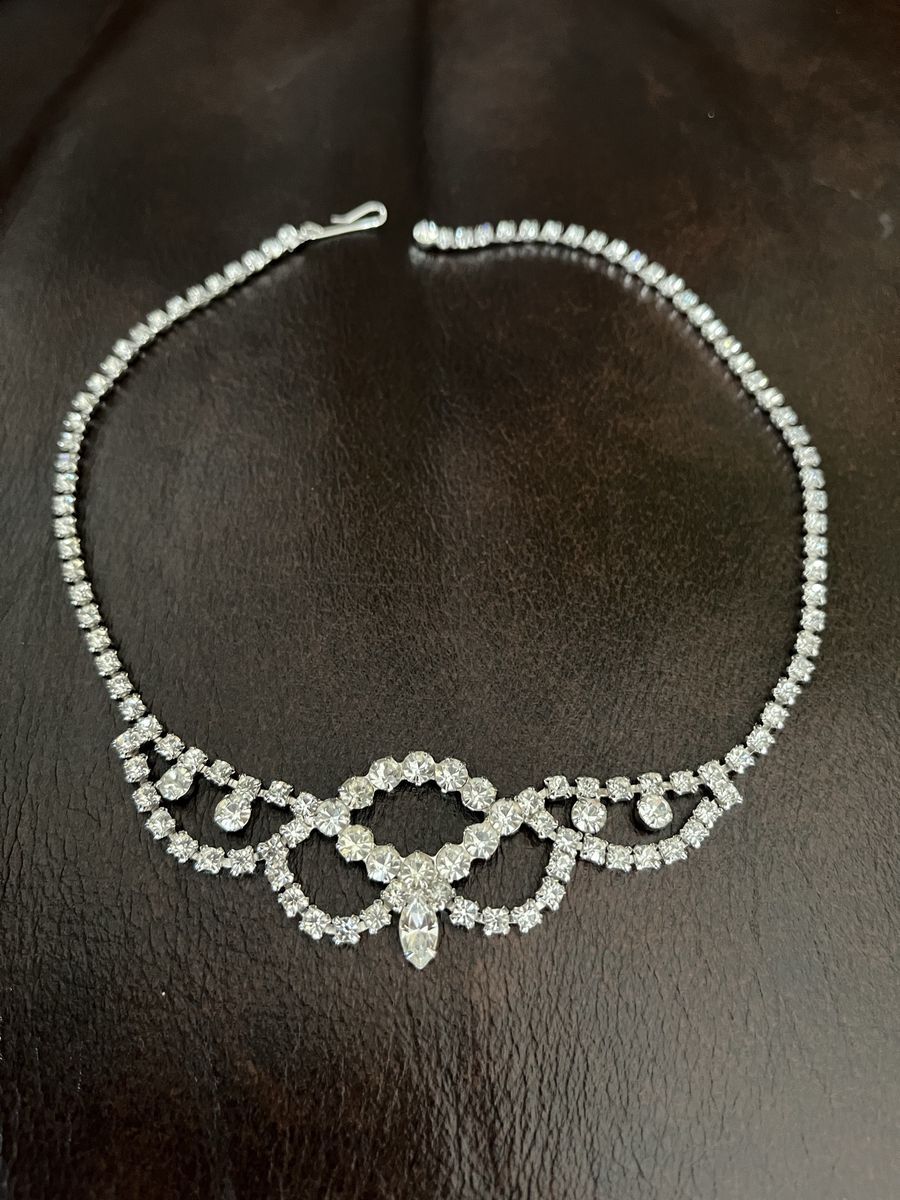 1950's Rhinestone Choker - Vintage - Brilliant