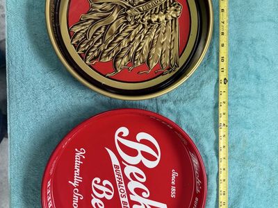 Beer brand serving trays