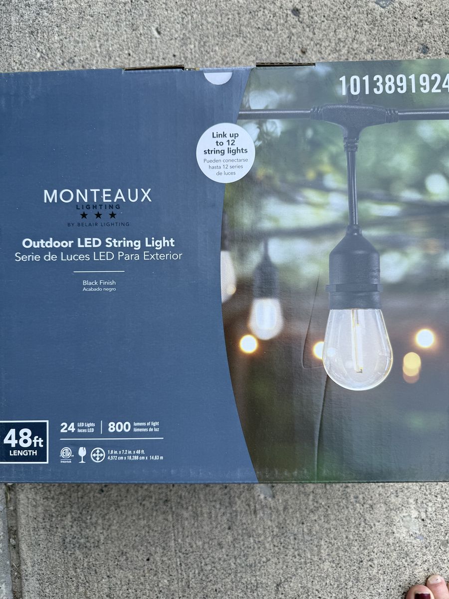 NEW 24 Light 48 FT Edison Bulb String Light