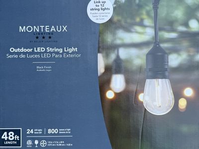 NEW 24 Light 48 FT Edison Bulb String Light