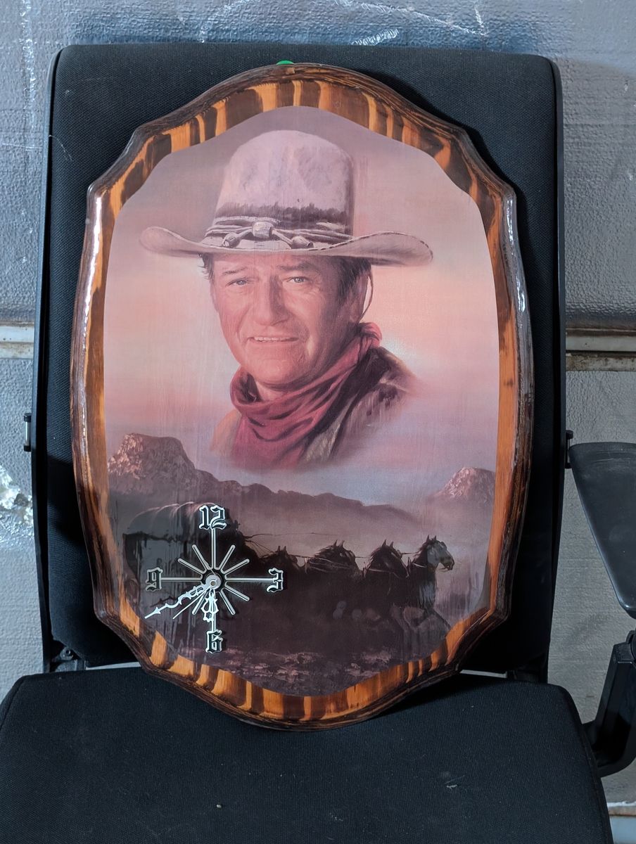 John Wayne clock