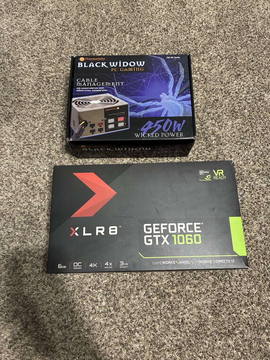 GTX 1060 GPU and 450 W PSU