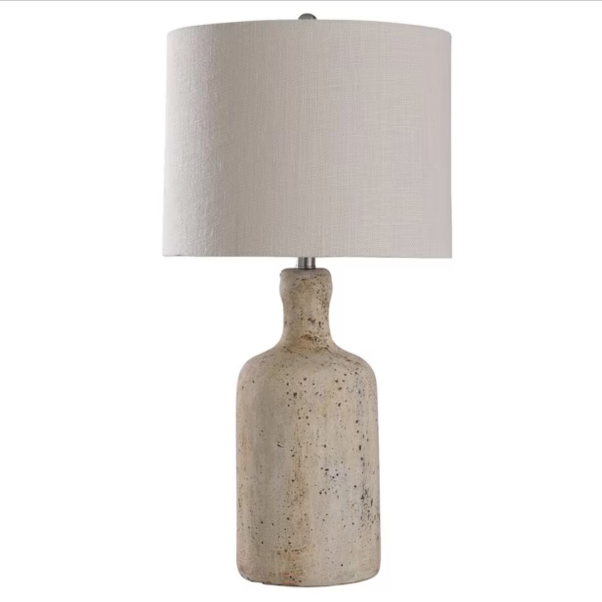 StyleCraft Olney 30 in. Multi-Color Cream Bedside Lamp