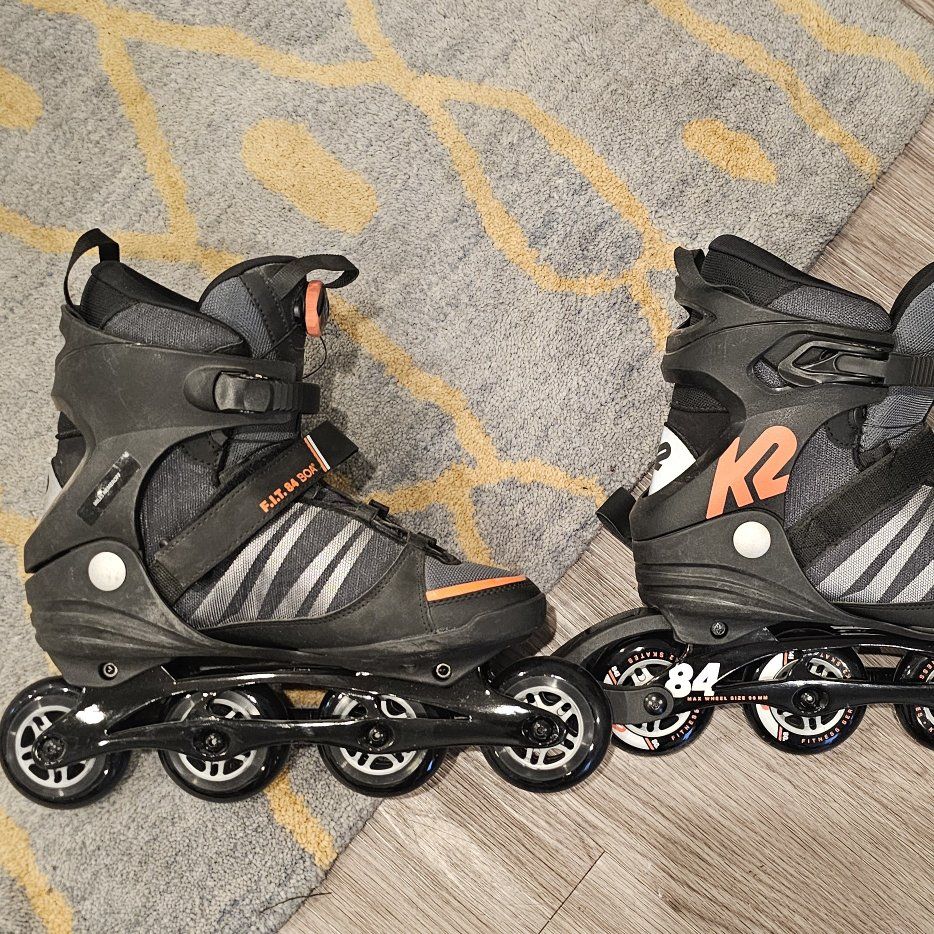 Like New K2 Fit Boa Rollerblades size 11.5 men's