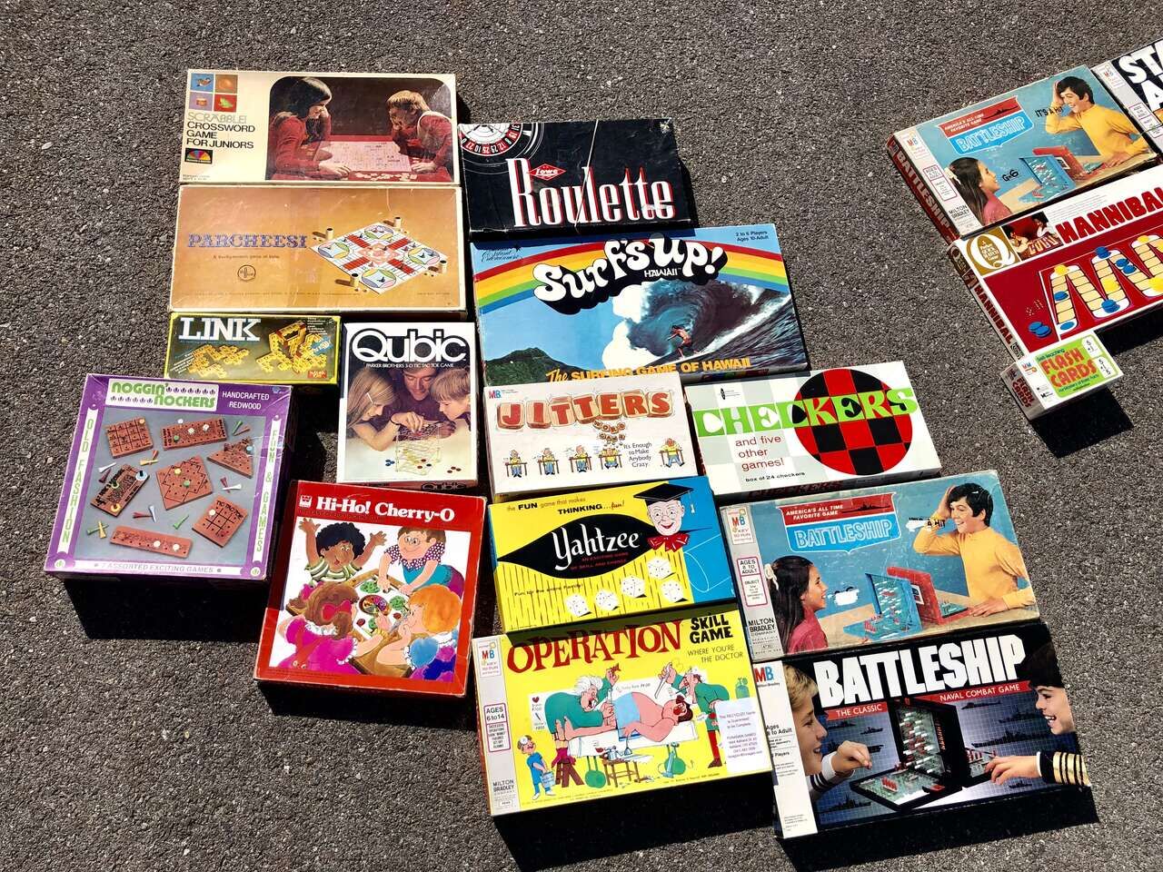 Awesome Vintage & antique board games. Large selection. Lots o’ fun and memories. Great decorations too  antique