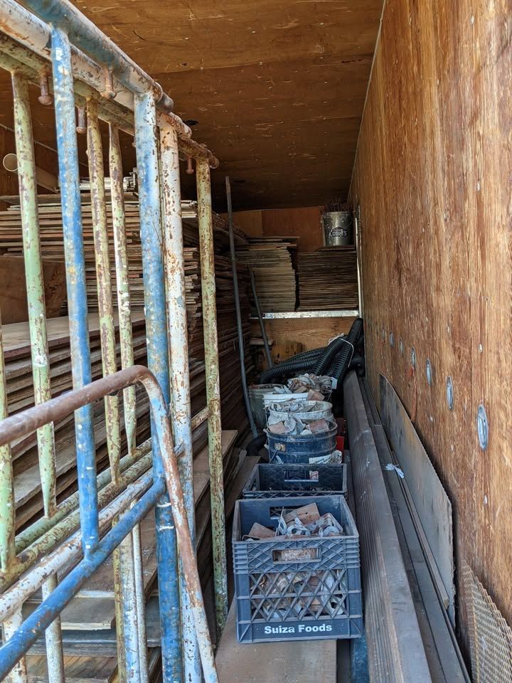 concrete tool trailer with forms included 