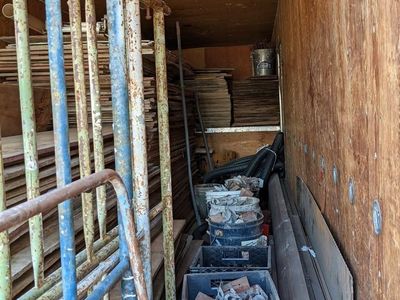 concrete tool trailer with forms included