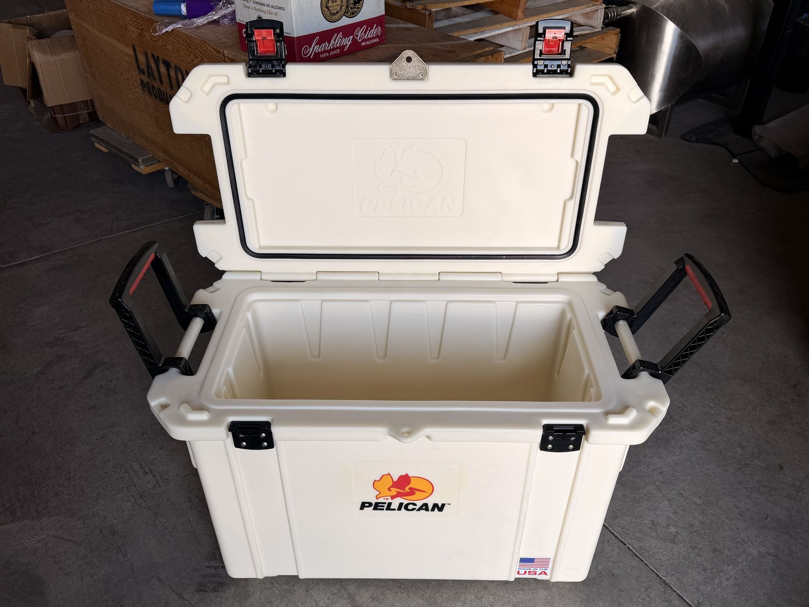 Like new! Pelican Elite 150QT Cooler