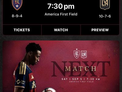 Real Salt Lake vs Los Angeles Football Club 4 Tickets - Sep 5