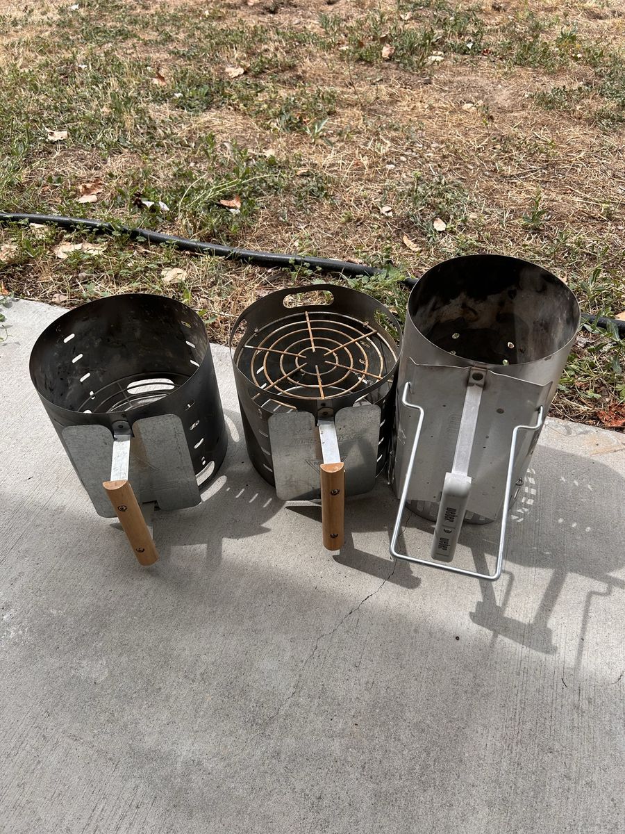 Charcoal starters  all 3 for 10 dollars