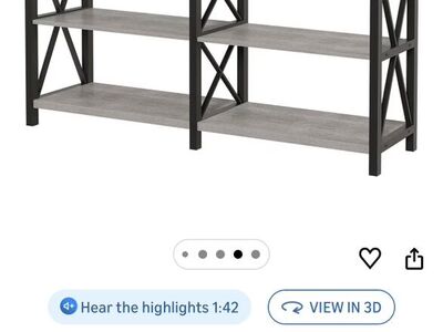 Entryway Table/Storage Shelves