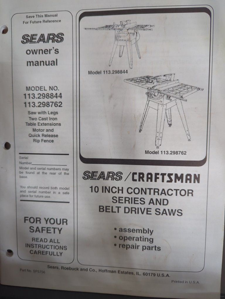 10" Table Saw