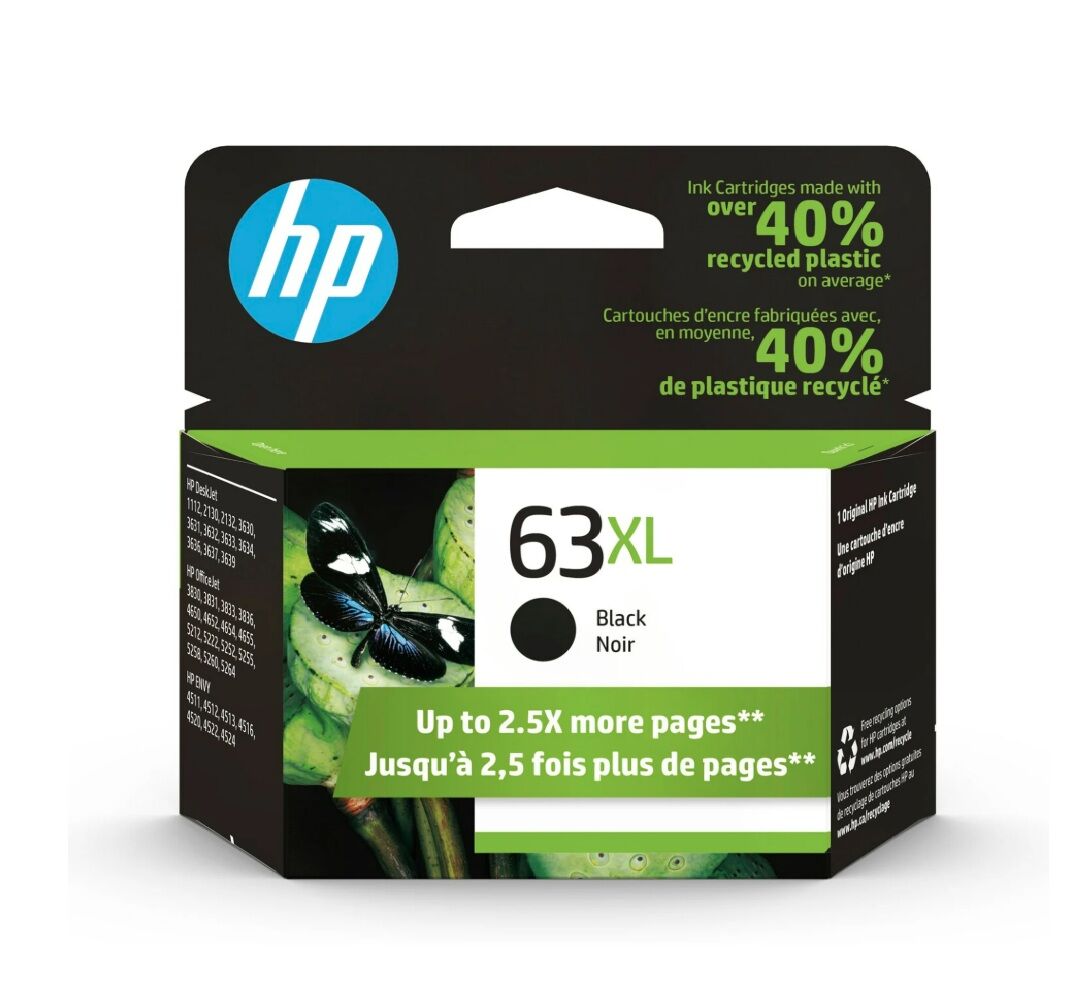New Printer Ink Genuine HP 63XL 1/2 Price