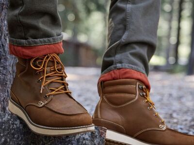 LL Bean Stonington Moc-Toe Boots - Size 10