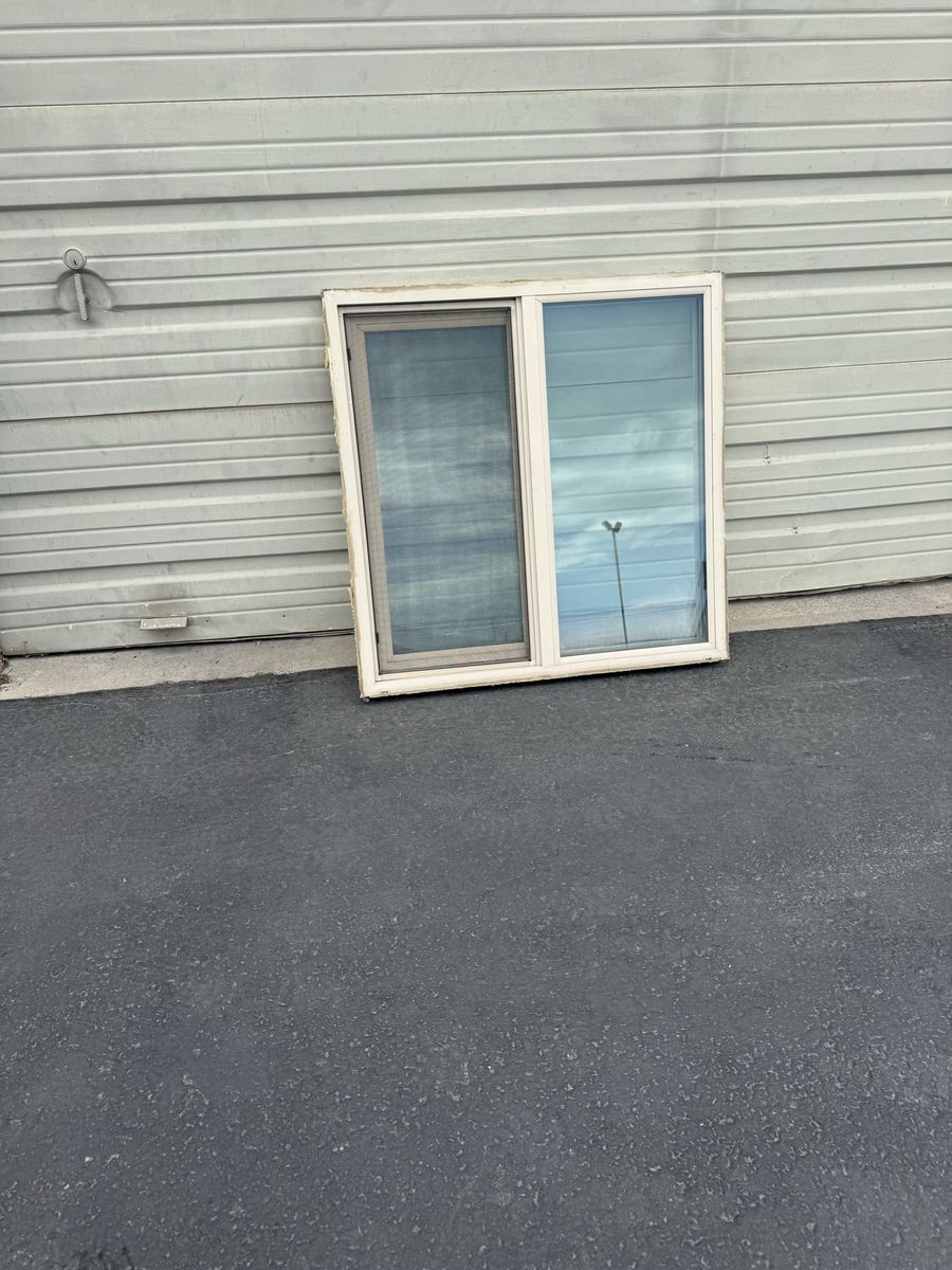Used Horizontal Slider Window - Almond Frame