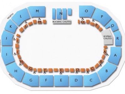 Fiesta Days Rodeo (7/21 Tuesday) 6 tickets Section R Row 12