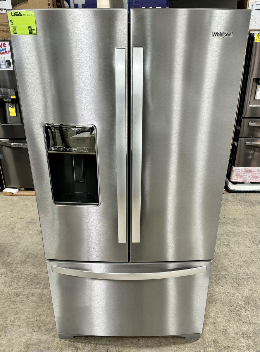 WHIRLPOOL STAINLESS STEEL FRENCH DOOR REFRIGERATOR