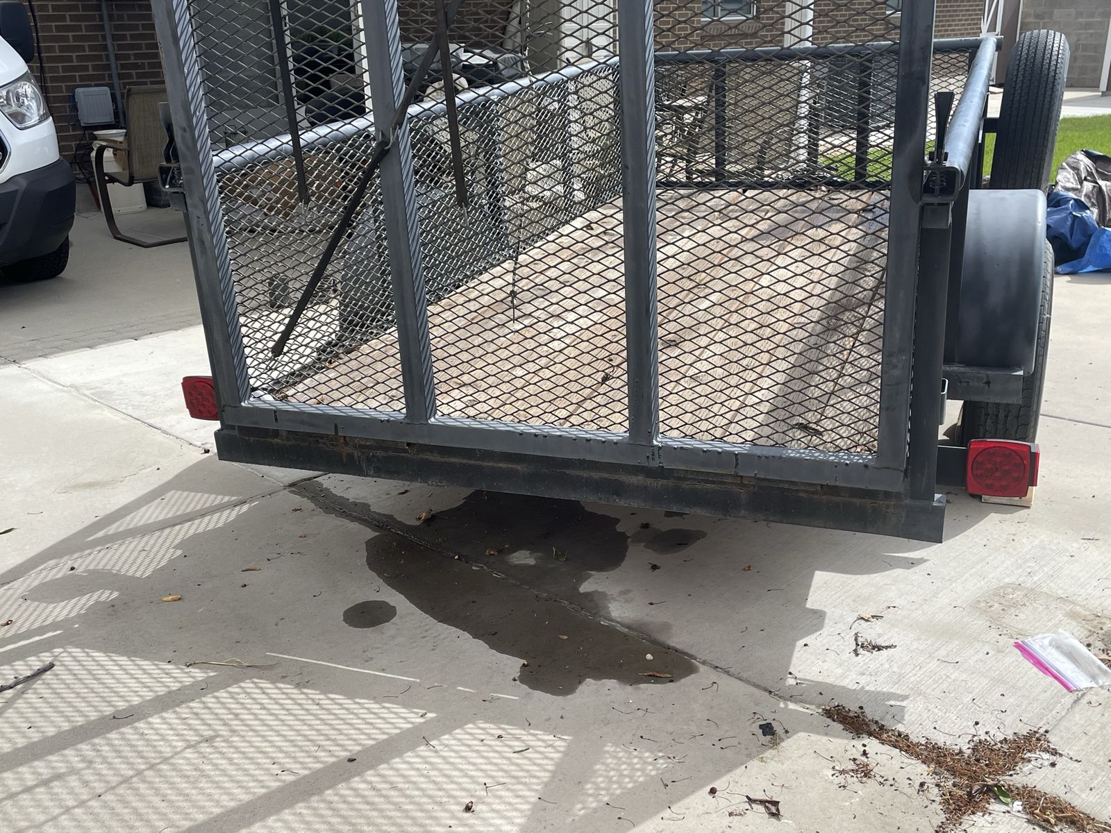 5’ x 10’ Utility Trailer with Drop down back gate - Great for Hauling, Landscaping, Moving and recreation ATV
