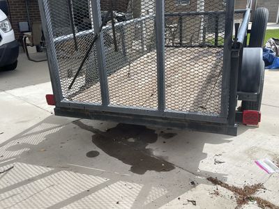 5’ x 10’ Utility Trailer with Drop down back gate - Great for Hauling, Landscaping, Moving and recreation ATV