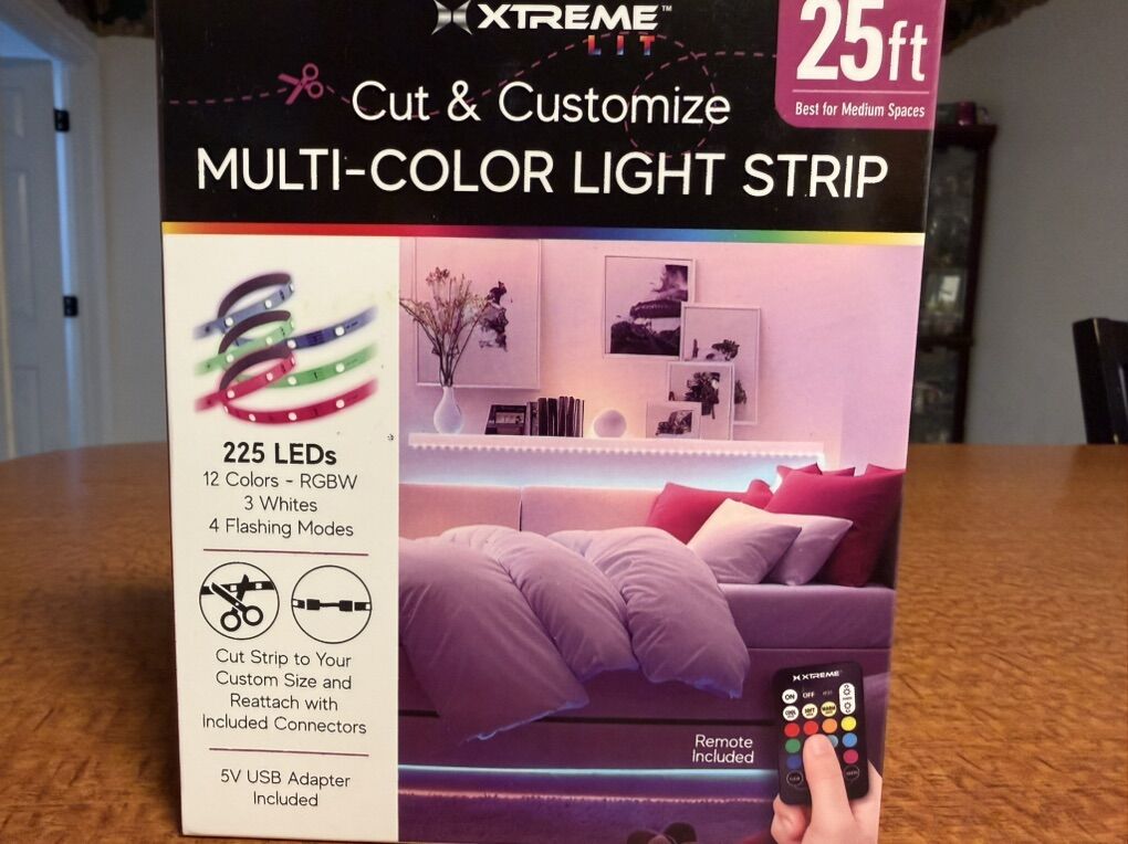 25 Ft Multi Colored LED light Strip