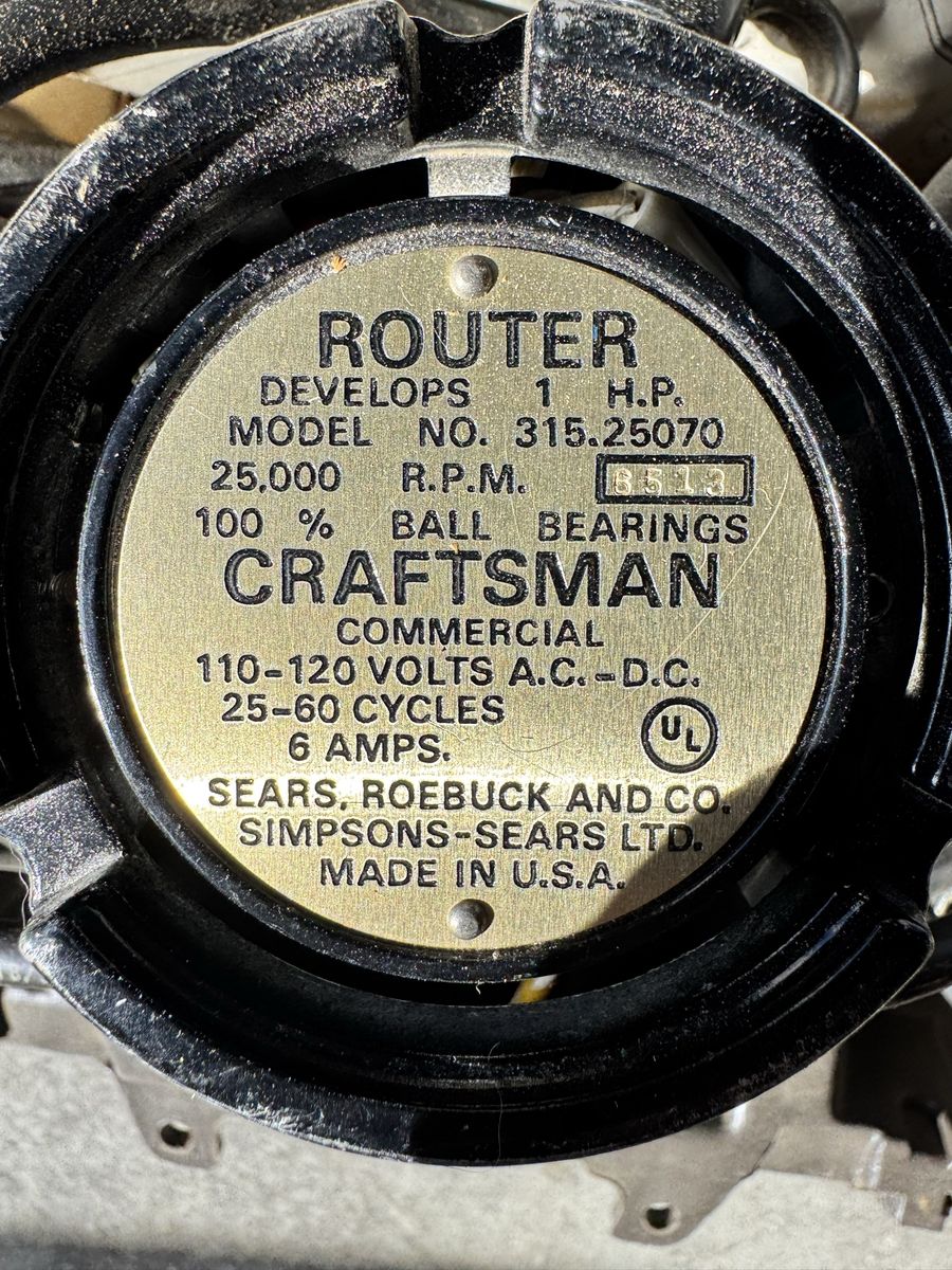 Vintage Craftsman Router